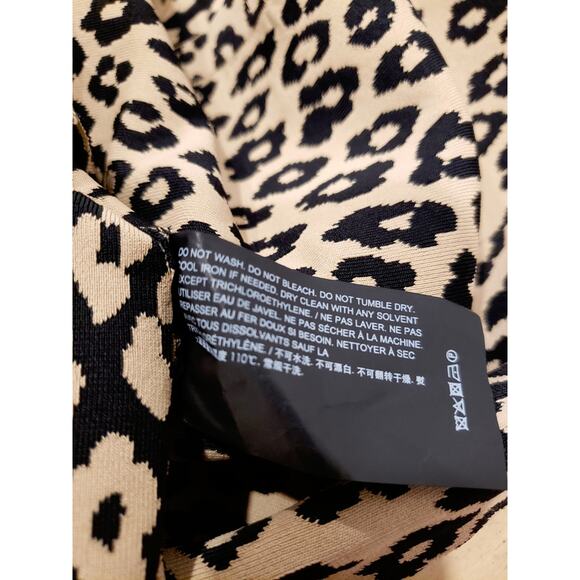 Theory Leopard Print V-Neck Cardigan Size XS - Picture 5 of 5